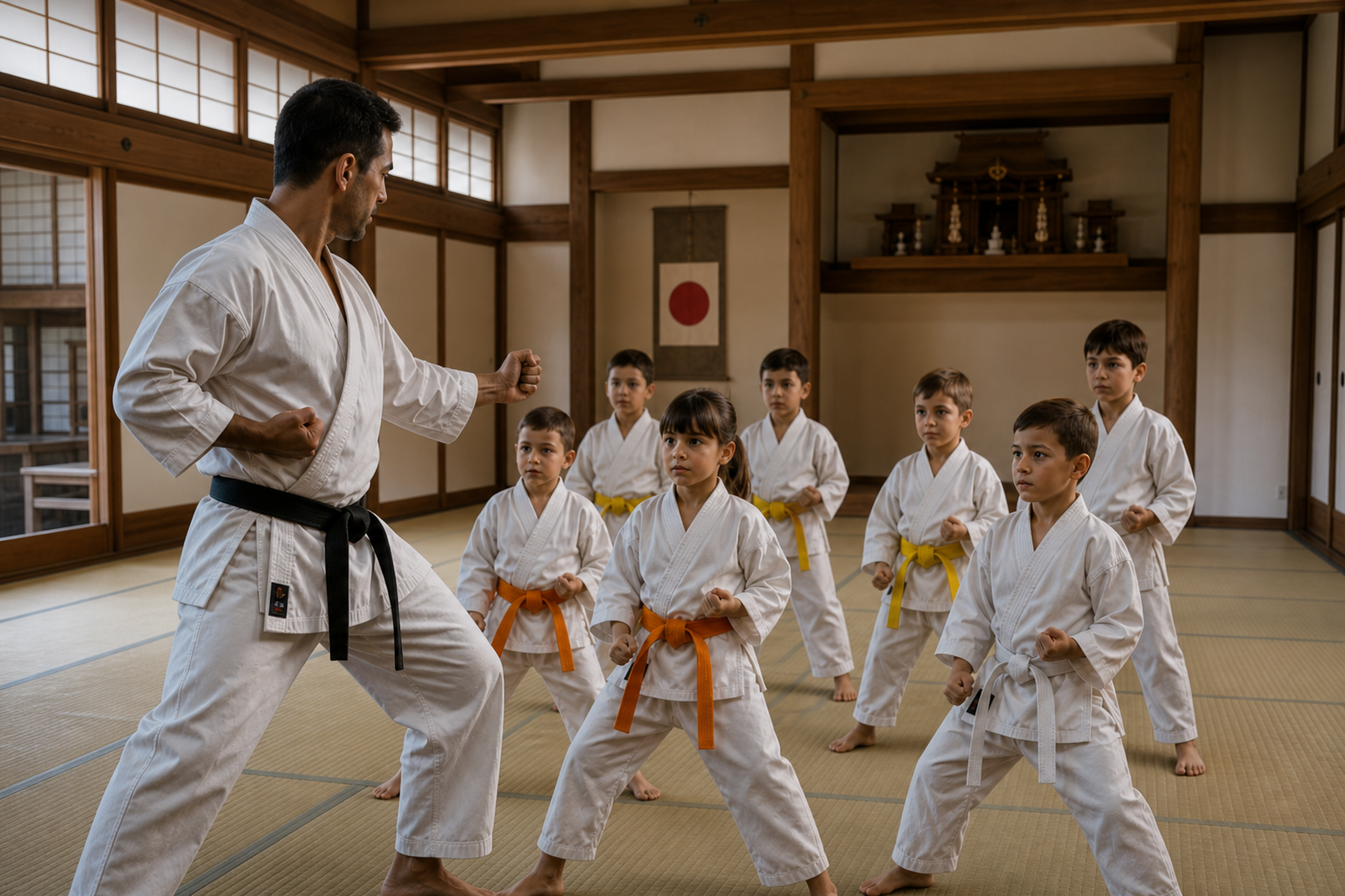 The dojo — Class in session